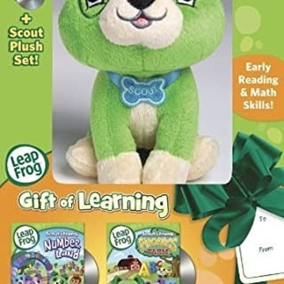 Leapfrog Scout plush Pup pal & DVD Bundle Set Give The Gift Of Learning🆕Fast⚡🚚 - Picture 2 of 6